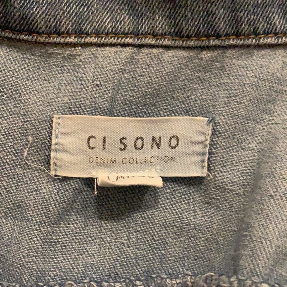 Large Cisono denim jean jacket - Picture 5 of 5